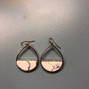 Marble earrings